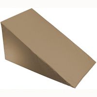 24” X 24” X 12” - Bed Wedge Cover – Wedge Pillow Replacement Cover with Zipper - 100% Cotton Replacement Pillowcase for Bed Wedge - Universal Fit for Wedges Up to 27” Wide- 24” X 24” X 12” - Dune