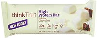 Think Thin! High Protein Meal Alternative Nutrition Bar, White Chocolate, 2.1 Ounce Bar (Pack of 10)