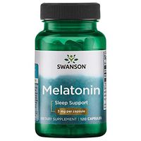 Swanson Melatonin 3 Milligrams 120 Capsules