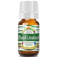 Pure Gold Linalool Basil Essential Oil, 100% Natural & Undiluted, 10ml