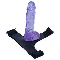 9.05inIn Safe Soft Material Péggîng Strápôn for S-éx for Women Men Couples Real Feel Massager Brown