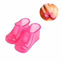Foot Spa Massager Acupoint Pedicure Detox Long Tube Transparent Foot Massage Bucket,Pink,Universal