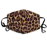 NiYoung Unisex Breathable Reusable Cool Cheetah Leopard Print Mouth Cover, Adjustable Earloop Safety Anti Dust Half Face Cover for Running Cycling Travel Skiing