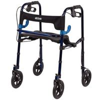 Drive Clever-Lite Walker/Rollator with Seat and Loop Locks Clever-Lite Adult 5" Wheels