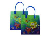 Nickelodeon Spongebob Gift Bag w/ Handle - 6pcs Spongebob Gift Bag Set