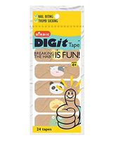 Digit Tape - Thumb Sucking & Nail Biting Bandages Tape (48 Units) / Break The Habit/Kid-Safe Deterrent/Hypoallergenic & Latex Free/Easy & Fun/Stretch Finger Puppet Bandages Tape (Farm)