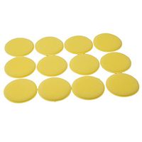 GUAngqi 12pcs Waxing Polish Wax Foam Sponge Applicator Pads Fit for Clean Car Vehicle Auto Glass