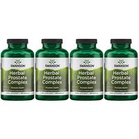 Swanson Herbal Prostate Complex Urinary Tract Support Men's Health Supplement 200 Capsules (Caps) (4 Pack)