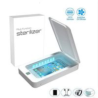 Smart Phone Sanitizer Box ，Portable UV Lights Cell Phone Cleaner Personal Sanitizer with Aromatherapy Function Disinfector for All iPhone Android Cellphone Toothbrush Jewelry