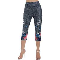 Leggings High Waist Elastic Pants-Plus Size Tight Slim Fit Pants Sport Shorts