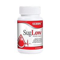 SEDDS Suglow: Blood Sugar Support Supplement | Promotes Healthy Blood Sugar, Insulin & Glucose Levels |Complete Blood Sugar Control with Chromium, Garcinia Cambogia, Cinnamon & Bitter Melon