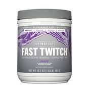Cytosport Fast Twitch Caffeinated Pre-Workout Supplement Mix - Grape (20 Servings)