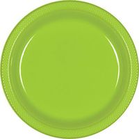 Bulk Round Plastic Plates | 50ct (10.25 inch, Kiwi)