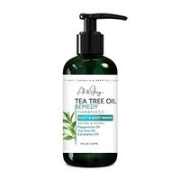 Antifungal Tea Tree Oil Foot & Body Wash - Mint Cleanser for people with Athletes Foot, Ringworm, Toenail Fungus, Jock Itch, Acne, Eczema, Odor & Itching for Healthy Feet, Skin & Nails - 8oz