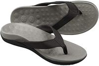 WellBeing Pro Unisex Multi Coloured Orthotic Sandals for Arch Support and Comfort 38/ EU Black