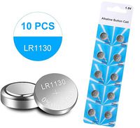 LR1130 AG10 Battery 1.5V Button Coin Cell Batteries(10 Pack)