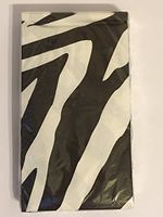 Party Buffet Paper Napkins - Zebra Print - Black and White - 16 Count
