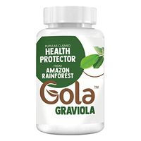 Gola Graviola/Soursop Extract in Vegan Capsules - 350mg 60 Capsules - Good for Immunity, Healthy Cell Function, Anti-Inflammation Multivitamins, Product from Brazil