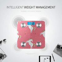 Bluetooth Bath Scales Digital Cartoon Animation Wild Animal Horse Scale for Body Weight Body Fat Composition Monitor Analyzer with Smartphone App for Body Management-396 Lbs