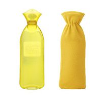 Premium Warm Water Bag,Classic Rubber Hot Water Bottle with Knit Cover#K