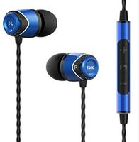 SoundMAGIC E10C High Fidelity Earphones Smartphone Earbuds in Ear Sound Isolating Headphones with Mic and Remote for Audiophiles - Blue
