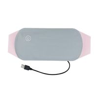 Electric Heating Pad Therapy Portable Heat Patches Menstrual Cramp Reliever Period Pain Therapy Warming Belt Wrap for Abdominal Stomach Cramps