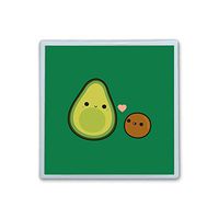 XIANN Care Contact Lens Box Holder Container Case Storage Eyecare Kit - Avocado Love