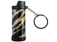 Colorful & Fun Lifestyle Metallic Metal Lighter Case Cover Holder Key Chain (Style 106D)