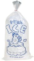 Interplas PB-ICE-50WT 50 lbs Polar Bear Icebags with Twist Ties, 36" Length, 18" Width (Case of 250)