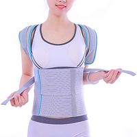 Posture Corrector for Women & Man, with Shoulder and Lumber Support Belt, Adjustable Back Straightener and Providing Pain Relief from Neck, Back & Shoulder