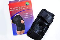 Royal Signet Open Patellar Knee Brace for Arthritis Pain and Support. Adjustable Knee Support Post Surgery, Fluid and Swelling Knee Protector and Stabilizer. Knee Braces for Women Plus Size, and Men
