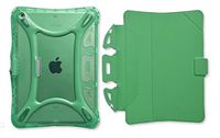 Brenthaven Edge Folio Case with Integrated Cover Designed for Apple Ipad 9.7 5th Gen for K-12 Students, Teachers and Kids - Green, Durable, Rugged Protection from Impact and Compression