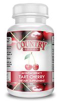 Tart Cherry Capsules - Made with Montmorency Tart Cherries, 90 Vegetarian Capsules by Country Spoon
