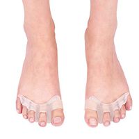 Gel Toe Separator Toe Pad, Protector Relaxer Separator Foot Pain Relief, Hallux Deformity Hallux Valgus Pain Relief and Forefoot Pillow