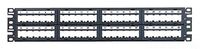 Panduit CPPL48M6BLY 48-Port Flat Patch Panel, Black