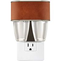 Bath and Body Works BROWN LEATHER NIGHTLIGHT Scent Switching Wallflowers Duo Plug