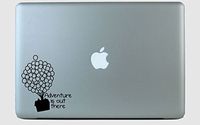 SimplyVinylized UP Adventure is Out There House with Ballons Vinyl Decal Sticker White