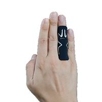 Chinashow Basketball Fingers Sleeve Support Protector Finger Protector for Arthritis Black