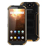 Blackview BV9500 Plus 4GB + 64GB 10000mAh Battery 5.7-inch Android 9.0 MTK6771T Octa core up to 2.5GHz GSM and WCDMA and FDD-LTE (Yellow)