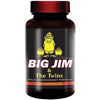 Big Jim & The Twins Male Enhancement All Natural Formula 60 Pills Per Bottle