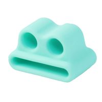 AutumnFall Silicone Anti-Lost Holder for AirPods Holder Portable Anti-Lost Strap Silicone Case for Apple AirPod Accessories (Mint Green)