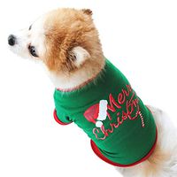 MONISE Soft Cotton Adorable Christmas Pet Costume Shirt Merry Christams Thick Warm Fluff Dog Clothes Vest Clothes Sweaters Best Dog Costumes