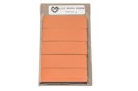 1" x 3" Orange Damp Erase Write On Wipe Off Colored Magnet Strips 25/Pkg
