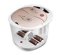 AYMMY Foot Bath Automatic Heating Bubble Surf Foot Bath Mechanical Massage Foot Tub