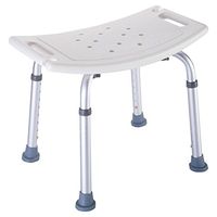 8 Height Bench Bathtub Stool Seat White New Bath Shower Chair Adjustable Medical