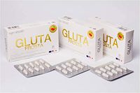 3 Boxes.Gluta Frosta “3x Triple Gluta Booster” (1 Box. x 30 Capsules.) For white skin, reduce wrinkles, acne, freckles, dark spots and tighten the skin