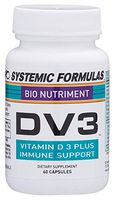 Systemic Formulas DV3 BioNutriment Vitamin D3 Plus Immune Support