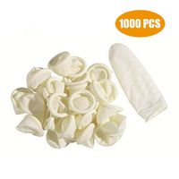 600g(Approx.1000 PCS) Disposable Latex Finger Cots Rubber Fingertips Protective Finger Gloves Art Latex Tissue Finger Cot