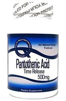 Pantothenic Acid Time Release 500mg 200 Capsules ^GLS