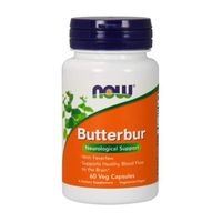 Now Foods Butterbur With Feverfew, 60 caps ( Multi-Pack)